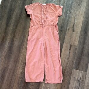 Mango Soft Pink Kids jumpsuit